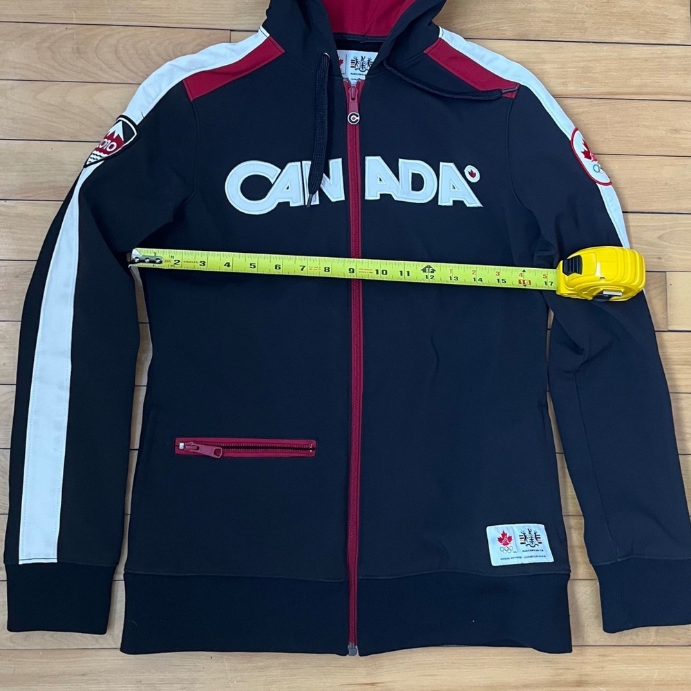 Hudson's Bay Co Team Canada 2010 Vancouver Olympics Zip Up Hoodie Womens Small - Picture 8 of 8